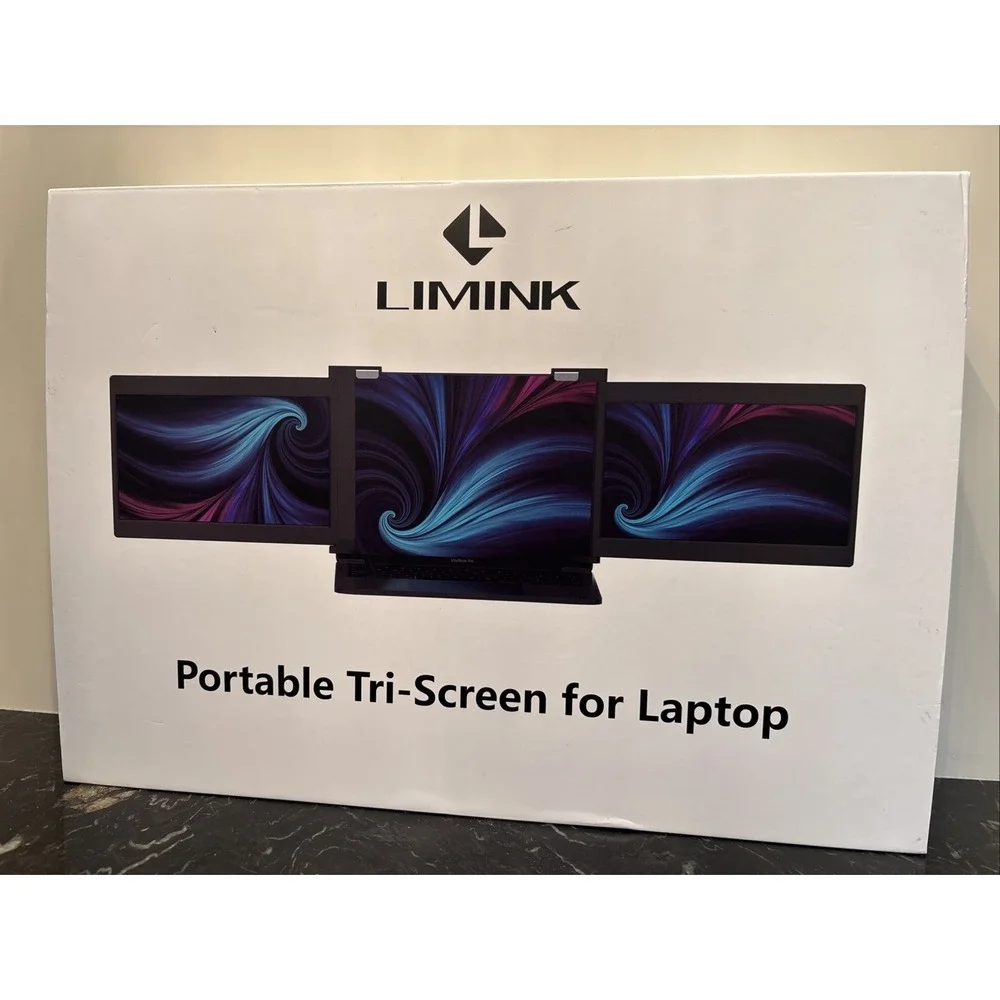 LIMINK 11.9 Inch Portable Tri-screen Monitor for 10-14.6